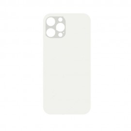 Plaque arrière en verre NEUTRE iPhone 12 pro max blanche (pour machine laser)