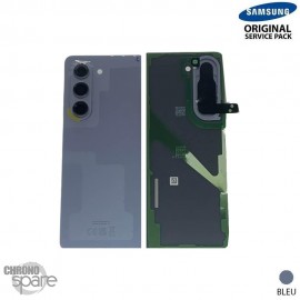 Vitre arrière + vitre caméra Bleu Samsung Galaxy Z Fold 5 F946B (Officiel)