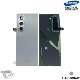 Vitre arrière + vitre caméra Bleu Cobalt Samsung Galaxy Z Fold 5 F946B (Officiel)