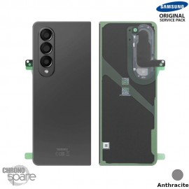 Vitre arrière + vitre caméra Anthracite Samsung Galaxy Z Fold 4 5G F936B (Officiel)