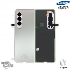 Vitre arrière + vitre caméra Argent Samsung Galaxy Z Fold 3 5G F926B (Officiel)