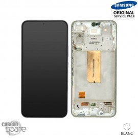 Ecran Oled + vitre tactile blanc Samsung Galaxy A54 5G (A546B) (Officiel)