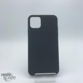 Coque en silicone pour iPhone 15 noire