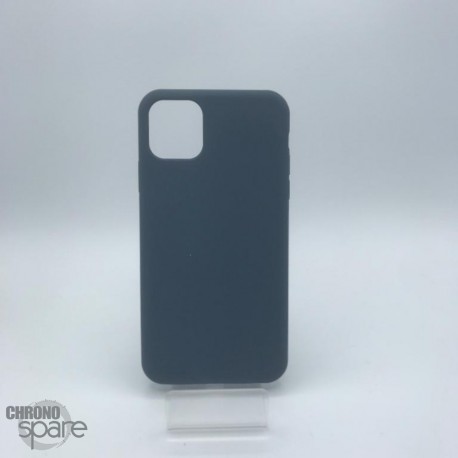 Coque en silicone pour iPhone 15 Plus Bleu nuit