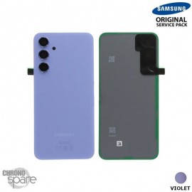 Vitre arrière + vitre caméra violette Samsung Galaxy A54 5G (A546B) (officiel) 
