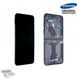 Ecran OLED + Vitre Tactile + châssis Graphite Samsung Galaxy Z Flip 5 5G F731B (officiel)