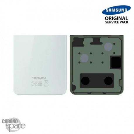 Vitre arrière inférieure Menthe Samsung Galaxy Z Flip 5 5G F731B (officiel)