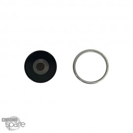 Lentille caméra + anneau blanc iPhone XR