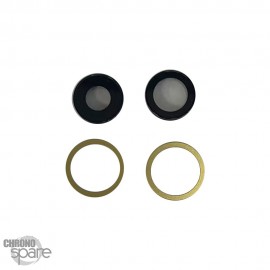 Lentille caméra + anneau jaune iPhone 11