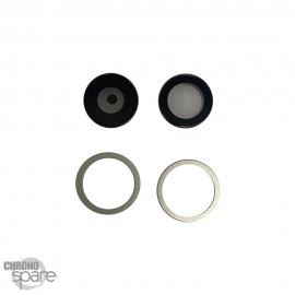 Lentille caméra + anneau blanc iPhone 11