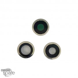 Lentille caméra + anneau argent iPhone 11 Pro Max
