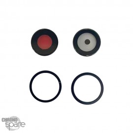 Lentille caméra + anneau Noir iPhone 12 Mini 