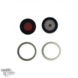 Lentille caméra + anneau vert iPhone 12 Mini 