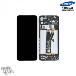 Ecran LCD + Vitre Tactile noir Samsung Galaxy A14 4G (A145F) (officiel) Modèle NON EU