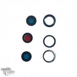 Lentille caméra + anneau bleu pacifique iPhone 12 Pro 