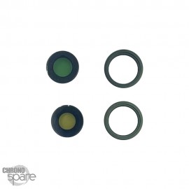 Lentille caméra + anneau vert iPhone 13