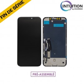 Ecran LCD + vitre tactile noir iPhone 11 (INTUITION By COLORMAX)