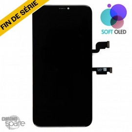 Ecran Oled + vitre tactile iPhone XS MAX Noir ( Soft OLED )