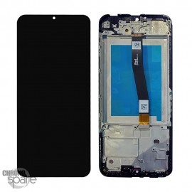 Ecran LCD+ Vitre Tactile + Châssis Noir Samsung Galaxy A22 5G (A226B)