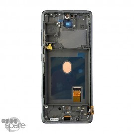 Ecran OLED + Vitre Tactile + Châssis Noir Samsung Galaxy S20 FE (G780F)