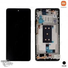 Ecran LCD + vitre tactile + châssis Noir Xiaomi Pocophone F4 5G (Officiel)