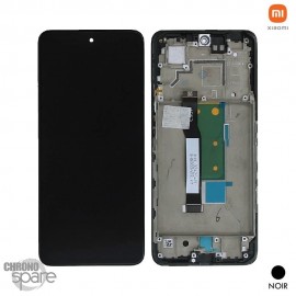 Ecran LCD + vitre tactile + châssis Noir Xiaomi Pocophone X4 GT (Officiel)