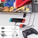 Commutateur de charge rouge pour Nintendo Switch Oled (TV portable avec HDMI, port USB 3.0, USB C)