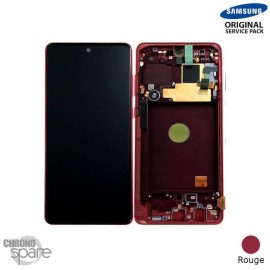 Vitre tactile et écran OLED Rouge Samsung Galaxy Note 10 Lite SM-N770F (Officiel)