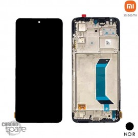 Ecran LCD + vitre tactile + châssis noire Xiaomi Poco X5/ Redmi Note 12 5G (Officiel)