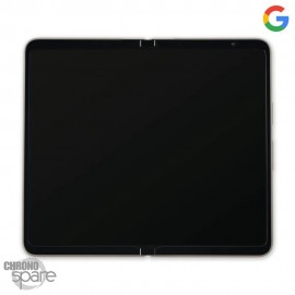 Ecran OLED + Vitre Tactile + châssis noir Google Pixel Fold (G9FPL) (Officiel)