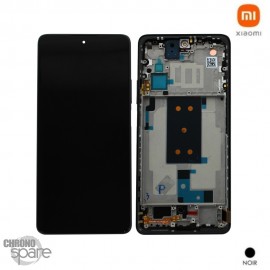 Ecran LCD + vitre tactile + châssis Noir Xiaomi Pocophone F4 GT (Officiel)