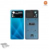 Vitre arrière + vitre caméra bleu Xiaomi Pocophone X4 Pro 5G (officiel)