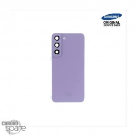 Vitre arrière + lentille caméra Bora violet Samsung Galaxy S22 S901B