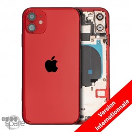 Châssis avec nappes pour iPhone 11 - Grade A (avec Logo) Rouge