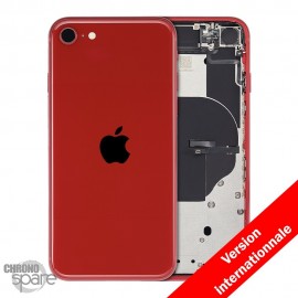 Châssis avec nappes pour iPhone SE 2022 - Grade A (avec Logo) Rouge