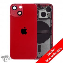 Châssis avec nappes pour iPhone 13 Mini - Grade A (avec Logo) Rouge