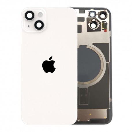 Châssis avec nappes pour iPhone 14 Plus - Grade A (avec Logo) Blanc