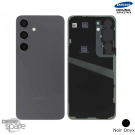 Vitre arrière + lentille caméra Noire Onyx Samsung Galaxy S24 (Officiel)