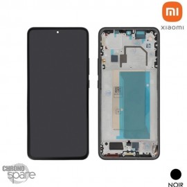Ecran Oled + Vitre Tactile + Châssis Noir Xiaomi 13 T (Officiel)