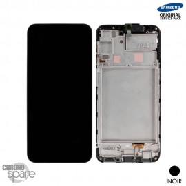 Ecran LCD + Vitre tactile + châssis Noir Samsung Galaxy A24 (Officiel)