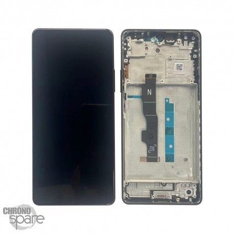 Ecran LCD + Vitre tactile + Châssis Noir Xiaomi Redmi Note 13 5G