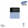 Vitre arrière supérieure + vitre caméra Bleu Samsung Galaxy Z Flip 3 5G F711B (officiel)