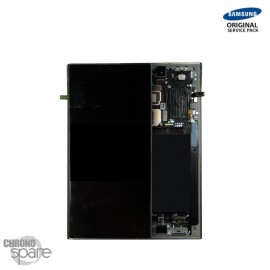Ecran Oled + vitre tactile + châssis Gris marbré Samsung Galaxy S24 Ultra (Officiel)