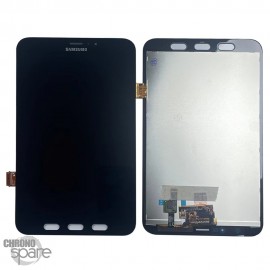 Ecran + vitre tactile + châssis noir Samsung Galaxy Tab Active 2 T395 8" (Officiel)