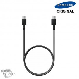 Câble Samsung original 1m USB-C / USB-C 3A 100W Noir Sans Boite