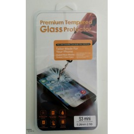 Film de protection en verre trempé Samsung Galaxy S3 Mini avec Boîte