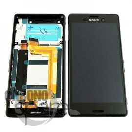 Ecran LCD + Vitre tactile Noire Sony Xperia M4 Aqua E2333 (officiel)