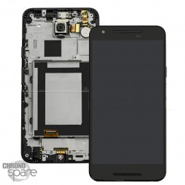 Ecran LCD + Vitre Tactile Noire + Chassis pour Google LG Nexus 5X H791 (Officiel) ACQ88485501