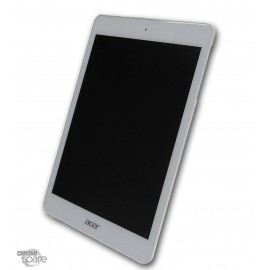 Ecran LCD + Vitre tactile blanche Acer A1-830