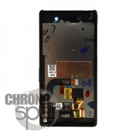 Ecran LCD et Vitre Tactile Noire Sony Xperia M5 E5603 (officiel) 191HLY0003B-BCS